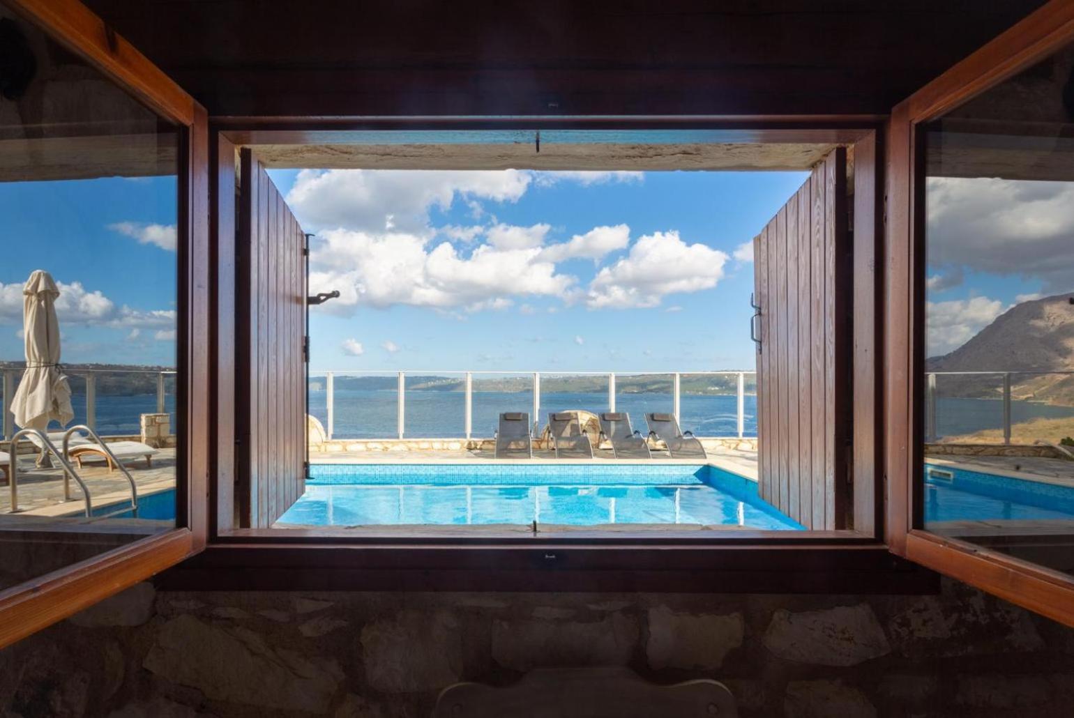 Вилла Souda Bay View Kalami  Экстерьер фото