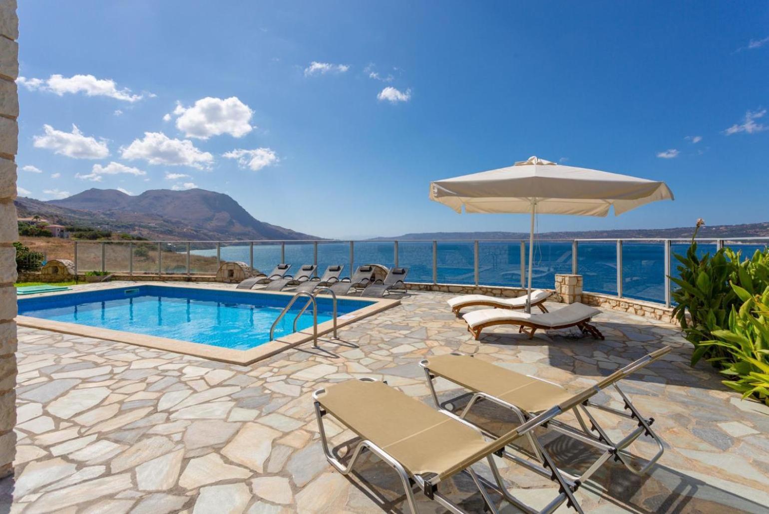 Вилла Souda Bay View Kalami  Экстерьер фото