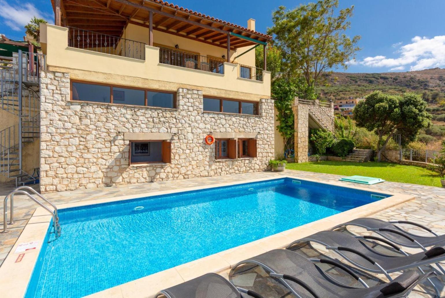 Вилла Souda Bay View Kalami  Экстерьер фото