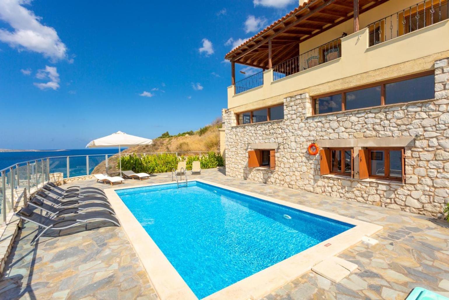 Вилла Souda Bay View Kalami  Экстерьер фото
